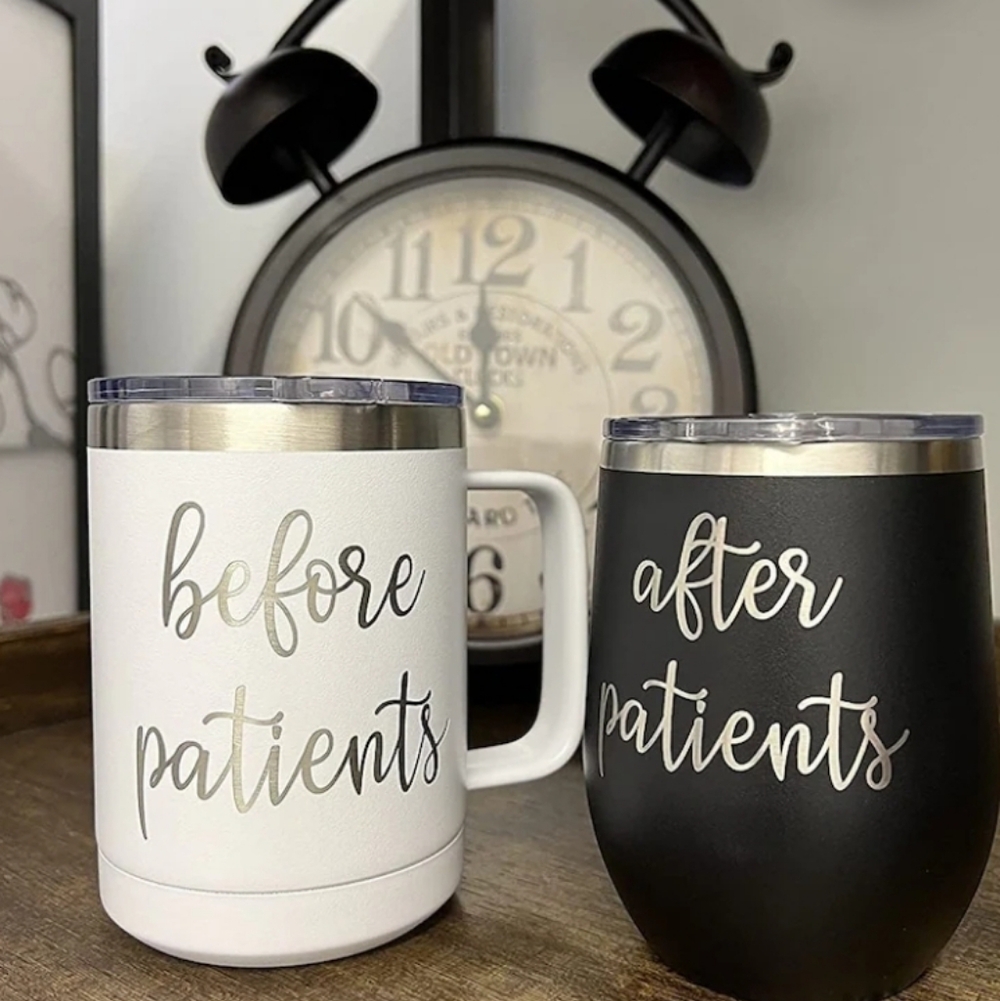 Stainless Steel Travel Mug/Wine Tumbler with Lids